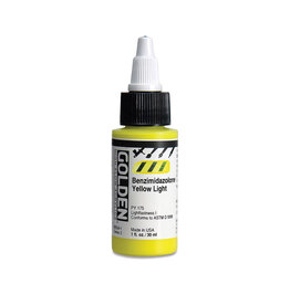 Golden Golden High Flow Acrylics, Benzimidazolone Yellow Light 1oz