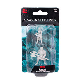 WIZKIDS D&D Nolzur`s Marvelous Miniatures - Assassin & Berserker