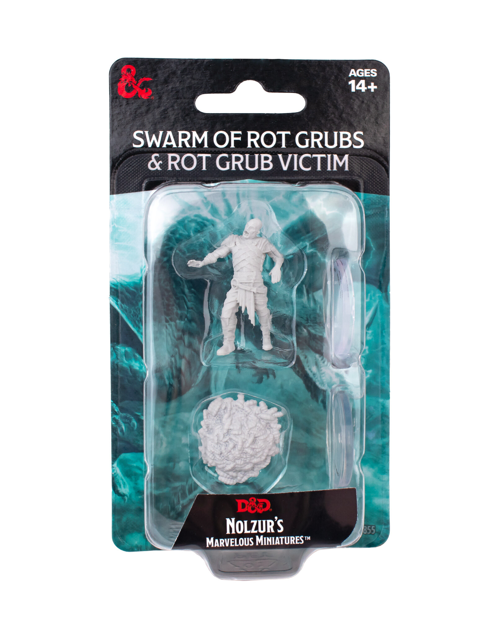 WIZKIDS D&D Nolzur`s Marvelous Miniatures -Swarm of Rot Grubs & Rot Grub Vict