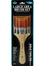 SLS ARTS INC. Golden Taklon 3Pc Brush Set