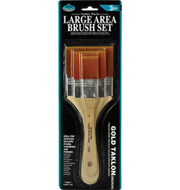 SLS ARTS INC. Golden Taklon 3Pc Brush Set