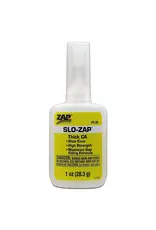 Zap-A-Gap Slow-Zap Thick Viscosity Superglue 1oz (Yellow Label)