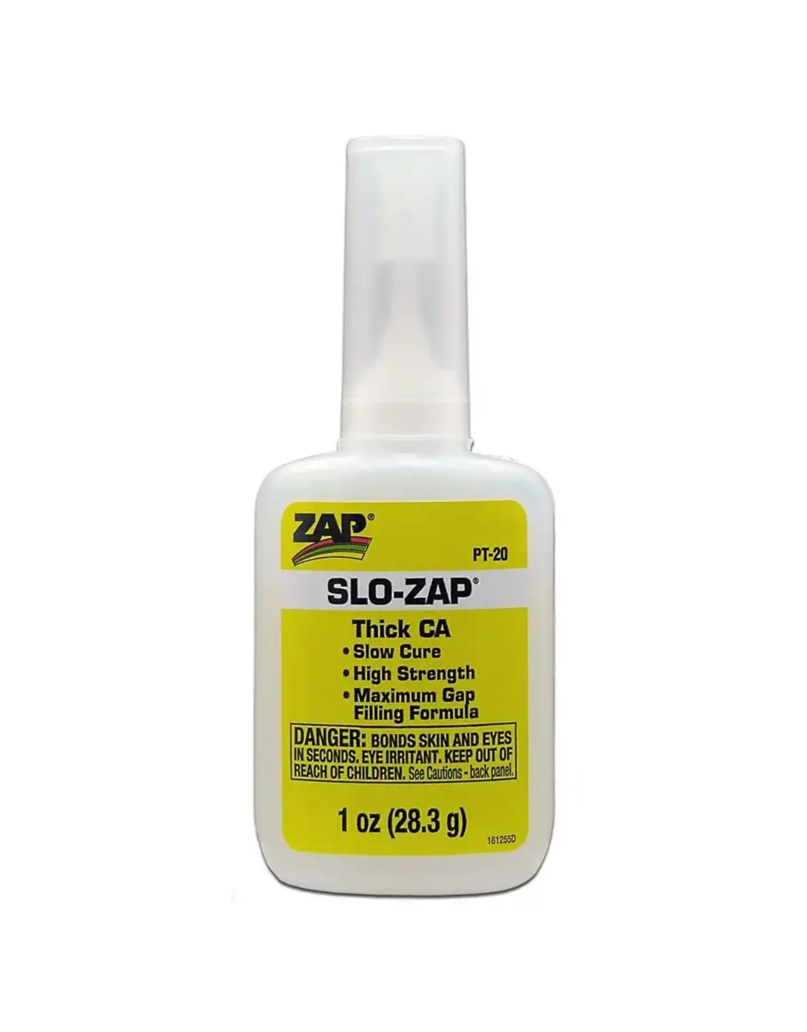 Zap-A-Gap Slow-Zap Thick Viscosity Superglue 1oz (Yellow Label)