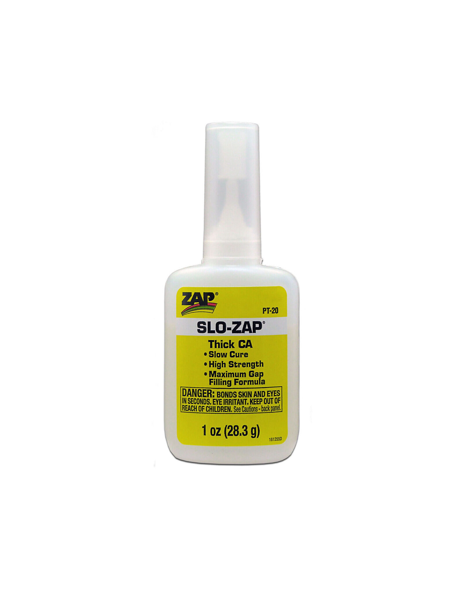 Zap-A-Gap Slow-Zap Thick Viscosity Superglue 1oz (Yellow Label)