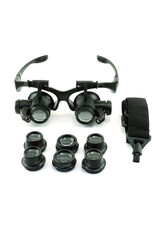 Mult Powered Magnifier Eyewear w/ LED