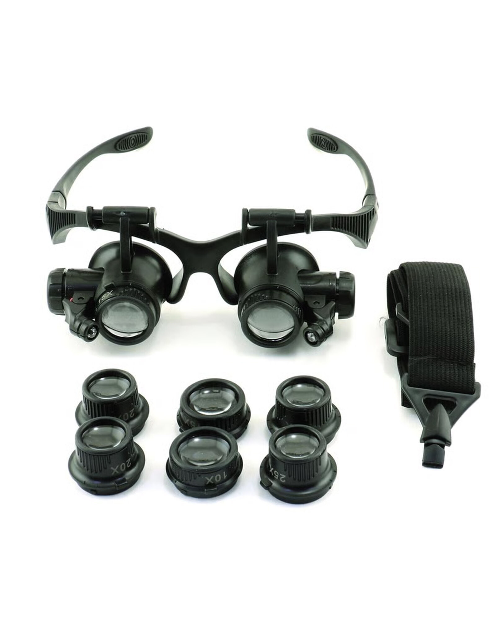 Mult Powered Magnifier Eyewear w/ LED