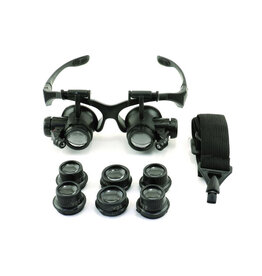 Mult Powered Magnifier Eyewear w/ LED