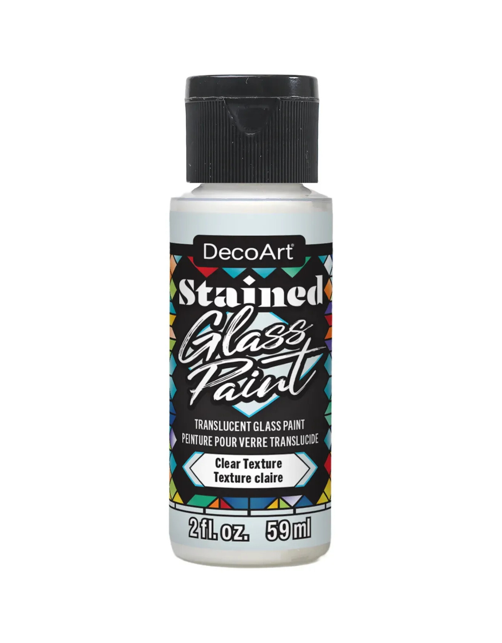 DecoArt DecoArt Stained Glass Paint, Clear Texture, 2oz