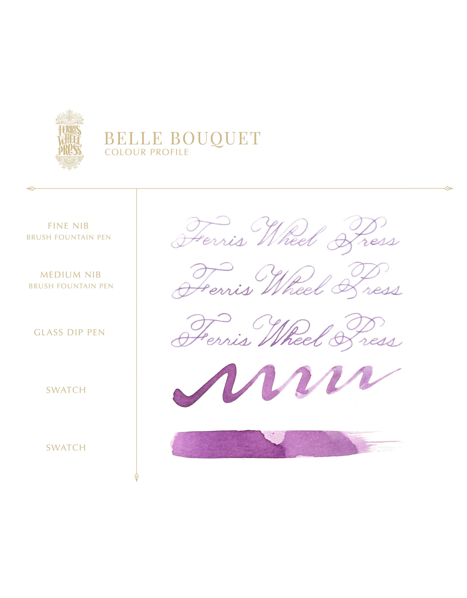 Ferris Wheel Press FWP Everyday Inks, Belle Bouquet 38ml