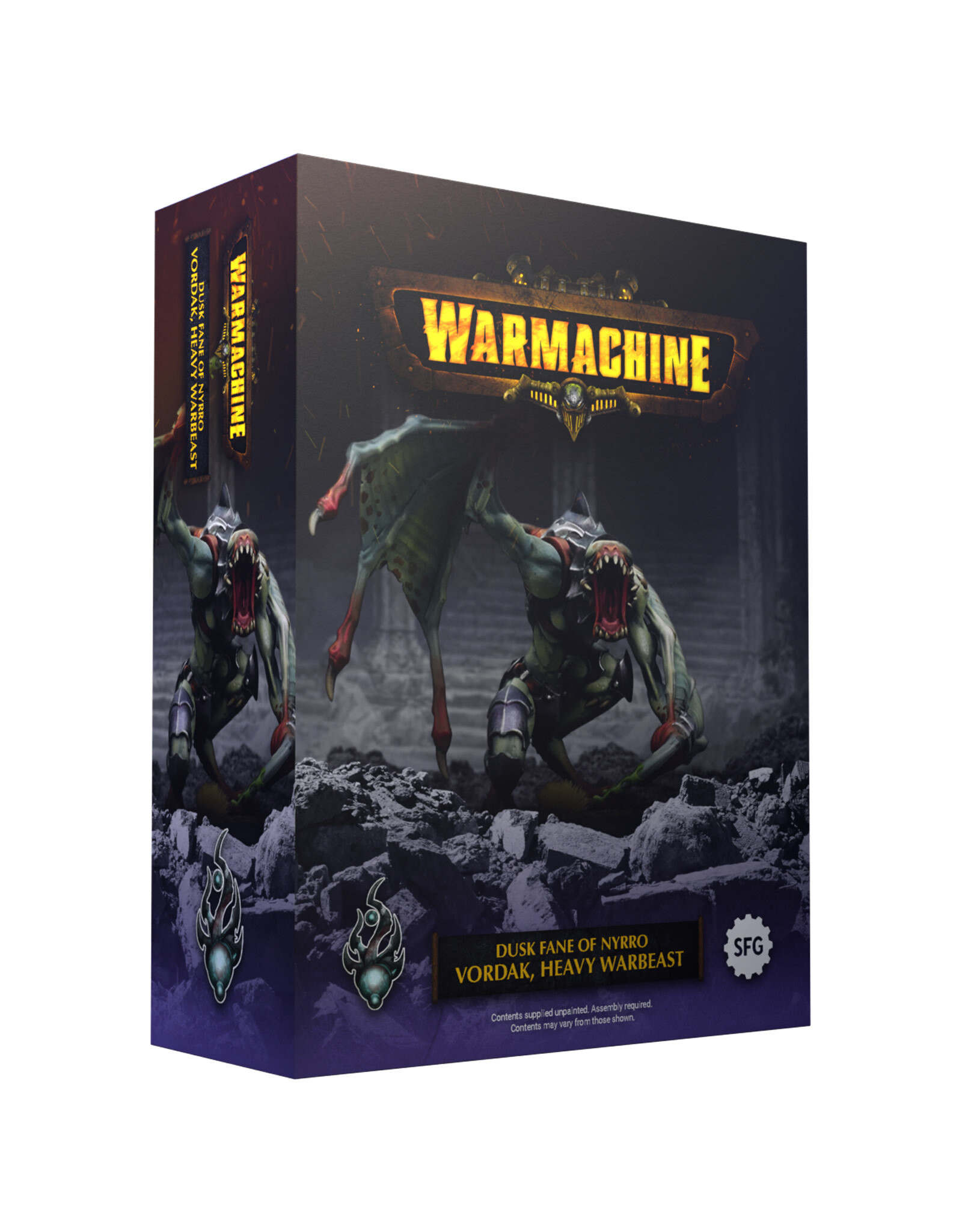 Warmachine: Dusk Fane of Nyrro Vordak, Heavy Warbeast COMING SOON