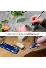 W.A. Portman WA Portman 7pc Hobby Knife Set - 1pc High-Grade Precision Knife with 6 Assorted Carbon Steel Hobby Blades