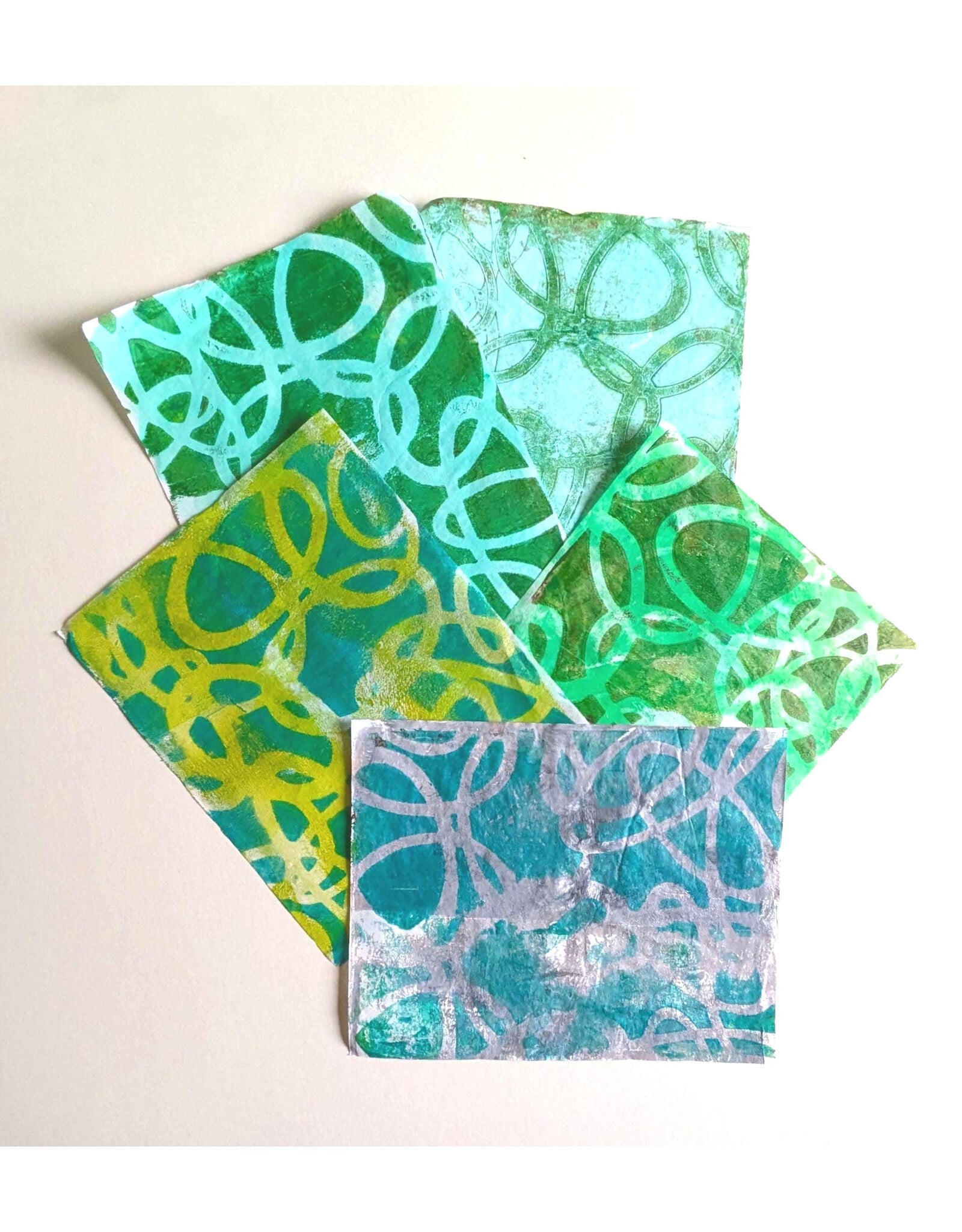 Stencil Gel Printing Friday June 19 11:00 - 1:00
