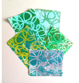 Stencil Gel Printing Friday June 19 11:00 - 1:00