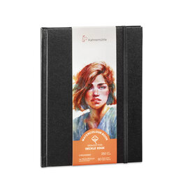 Hahnemuhle Hahnemuhle Watercolour Book, Deckle Edge, Portrait, 100% Cotton Cold Press, 6" x 8"