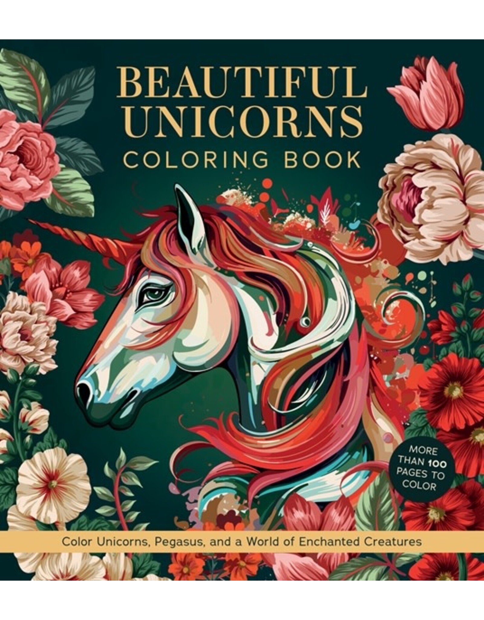 Beautiful Unicorns Coloring Book
