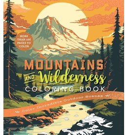 Mountains & Wilderness Coloring Book