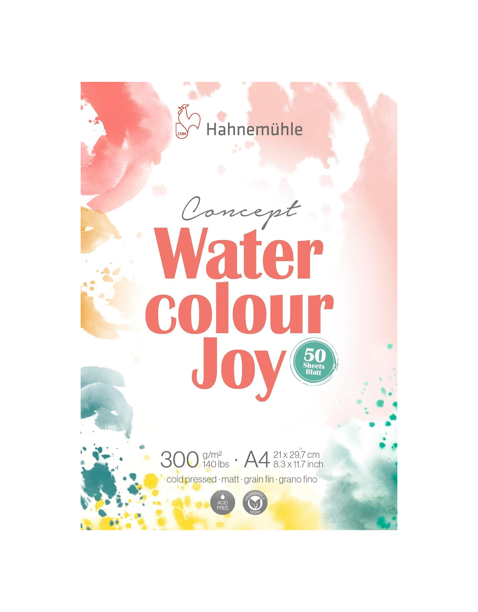 Hahnemuhle Hahnemuhle Watercolour Joy, 50 sheet pad, A4, 8.27" x 11.69"