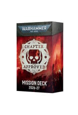 Games Workshop Warhammer 40K Chapter Approved Mission Deck (11th Edition)  PRE ORDER ARRIVES 6.27.2026