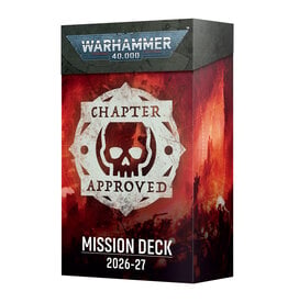 Games Workshop Warhammer 40K Chapter Approved Mission Deck (11th Edition)  PRE ORDER ARRIVES 6.27.2026