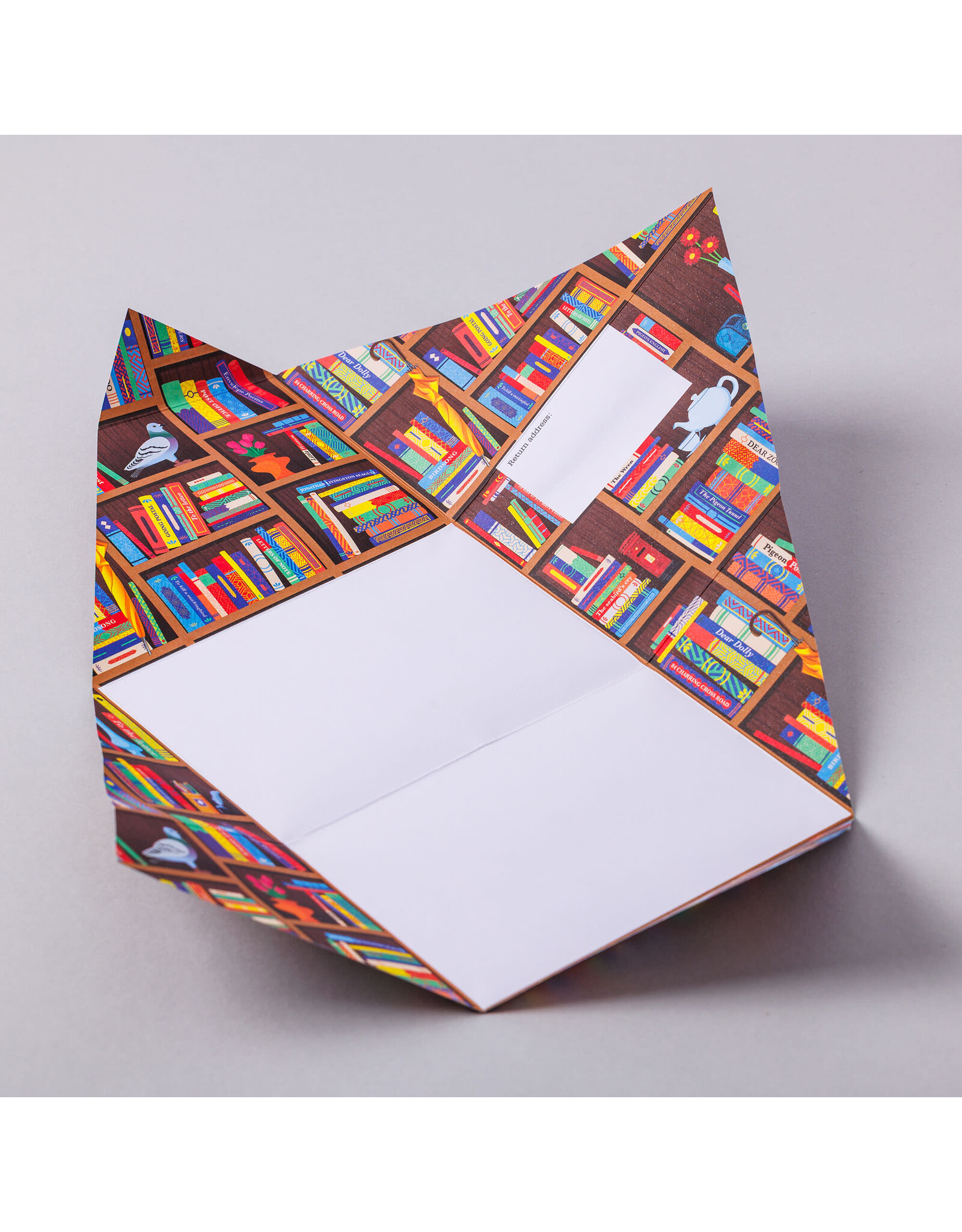Pigeon Bookstore Pigeon, Folding Letter Set - Pack of 6 Letters