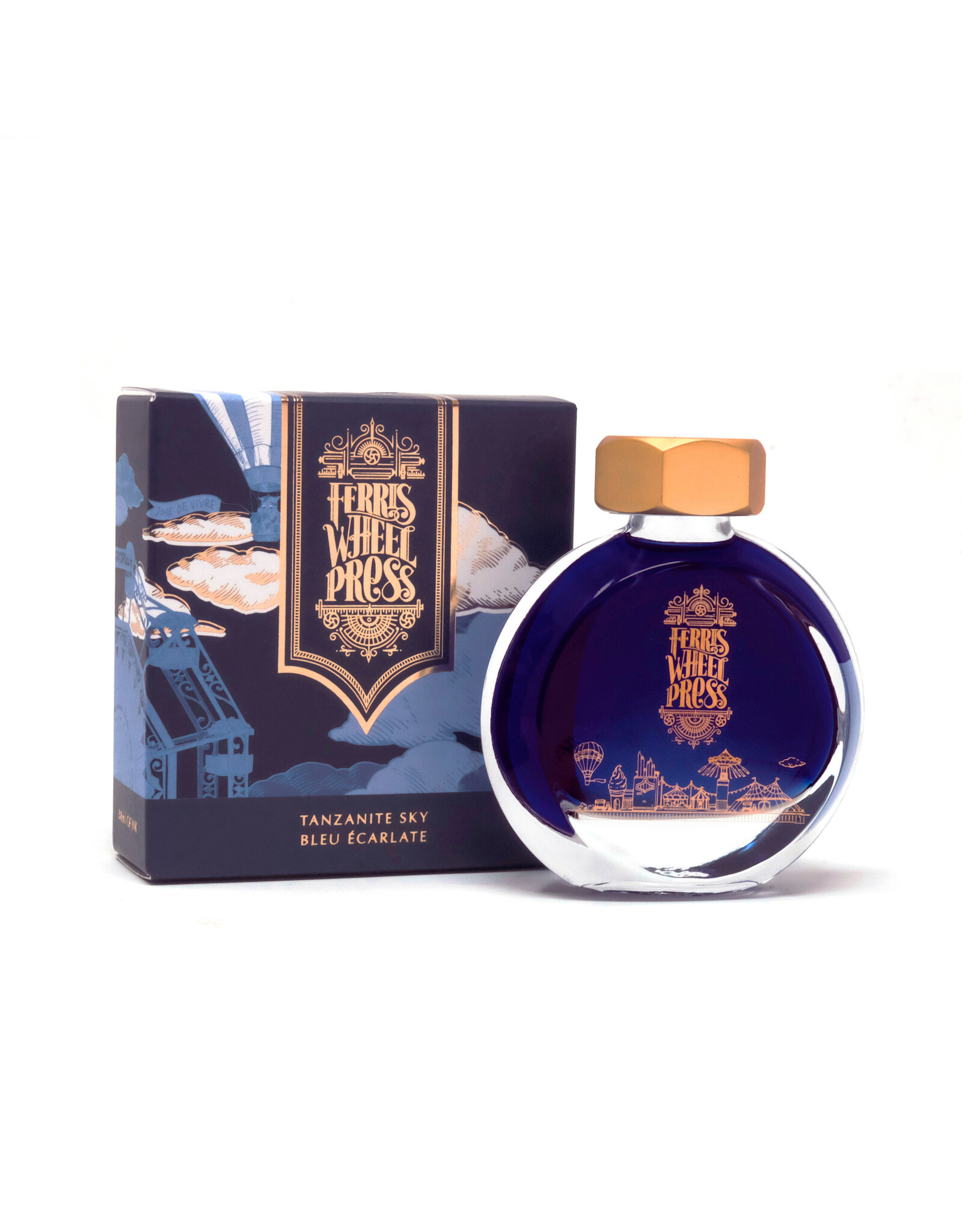 Ferris Wheel Press FWP Everyday Inks, Tanzanite Sky 38ml