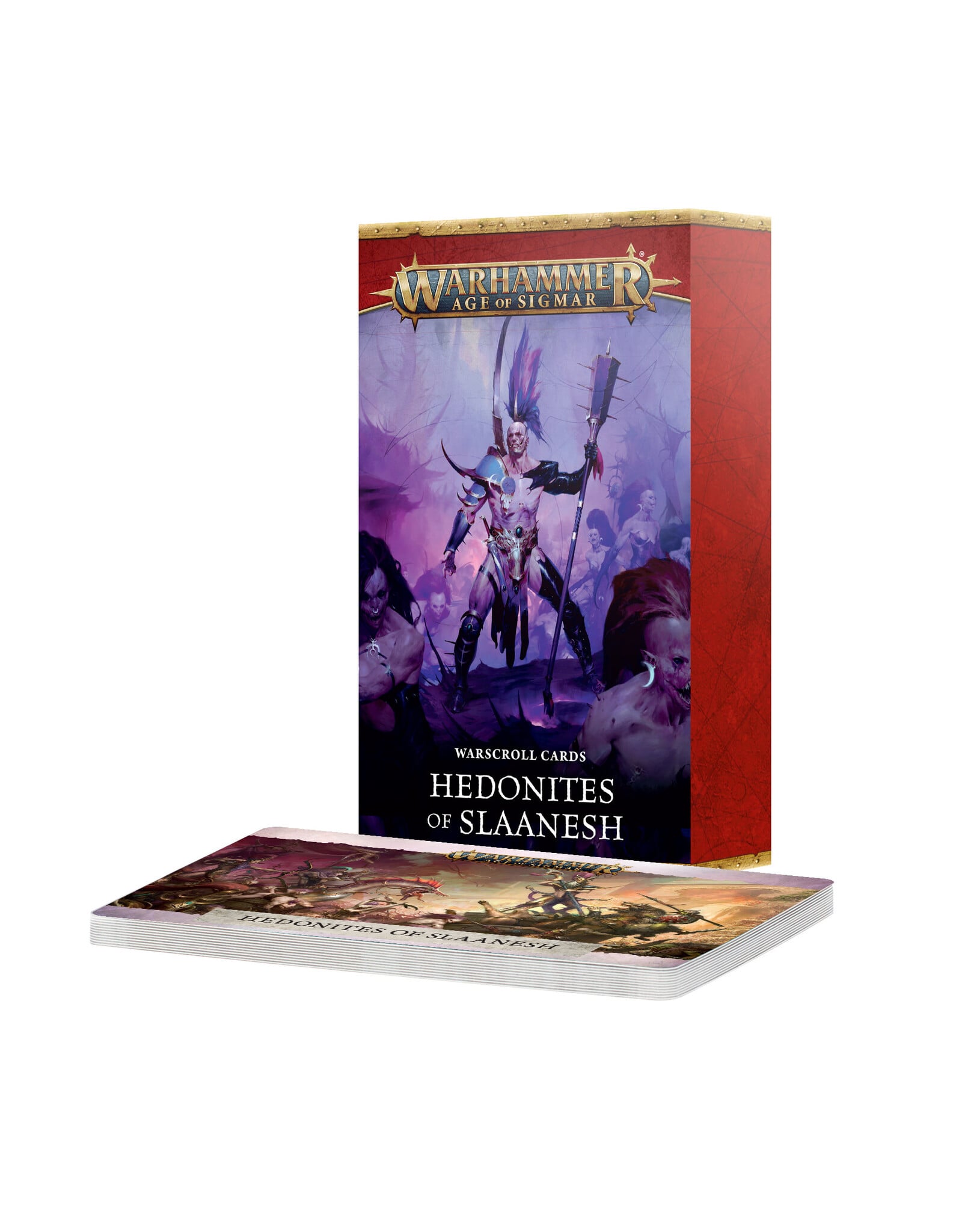 Games Workshop Warscroll Cards Hedonites Of Slaanesh PRE ORDER ARRIVES JULY 4, 2026