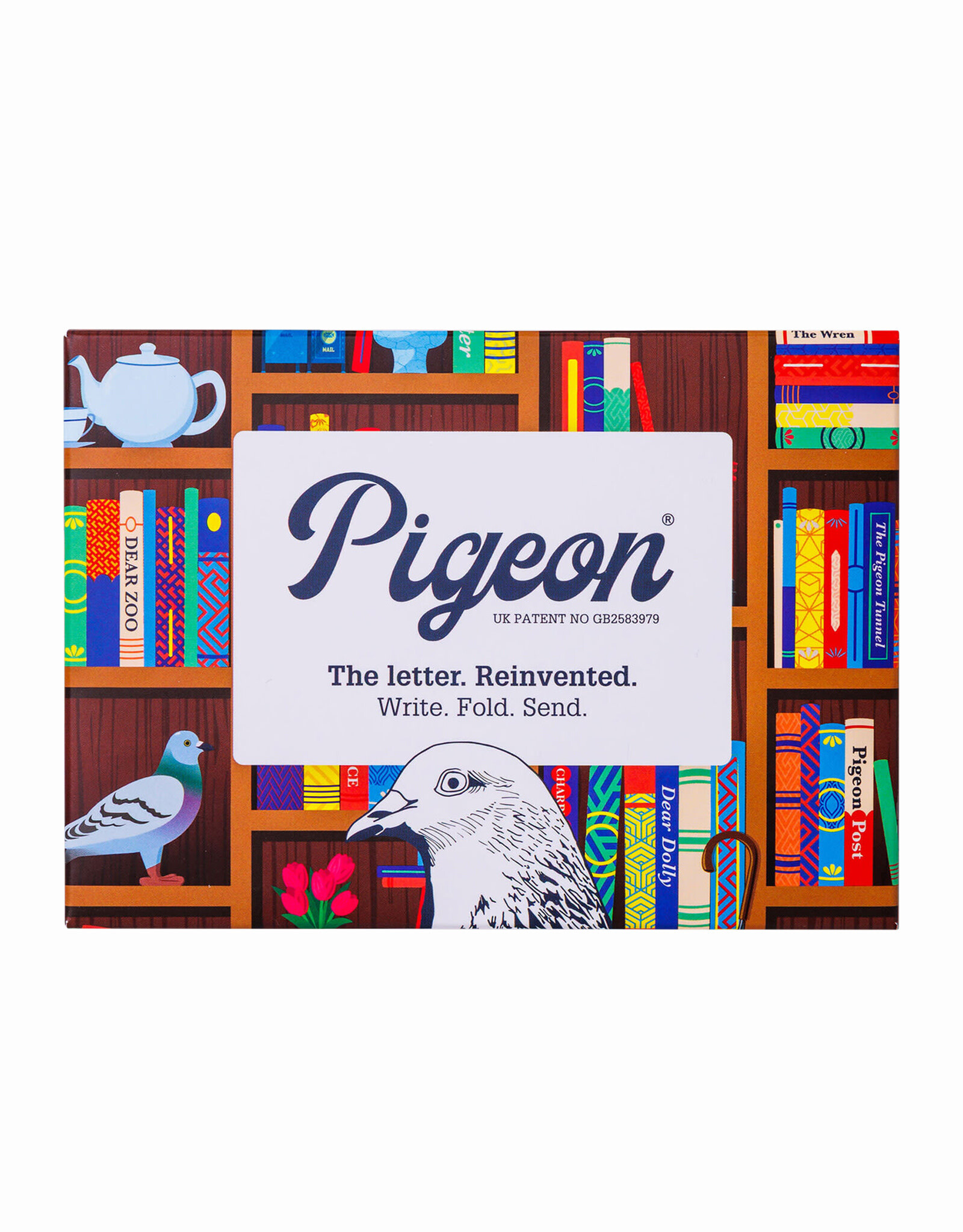 Pigeon Bookstore Pigeon, Folding Letter Set - Pack of 6 Letters