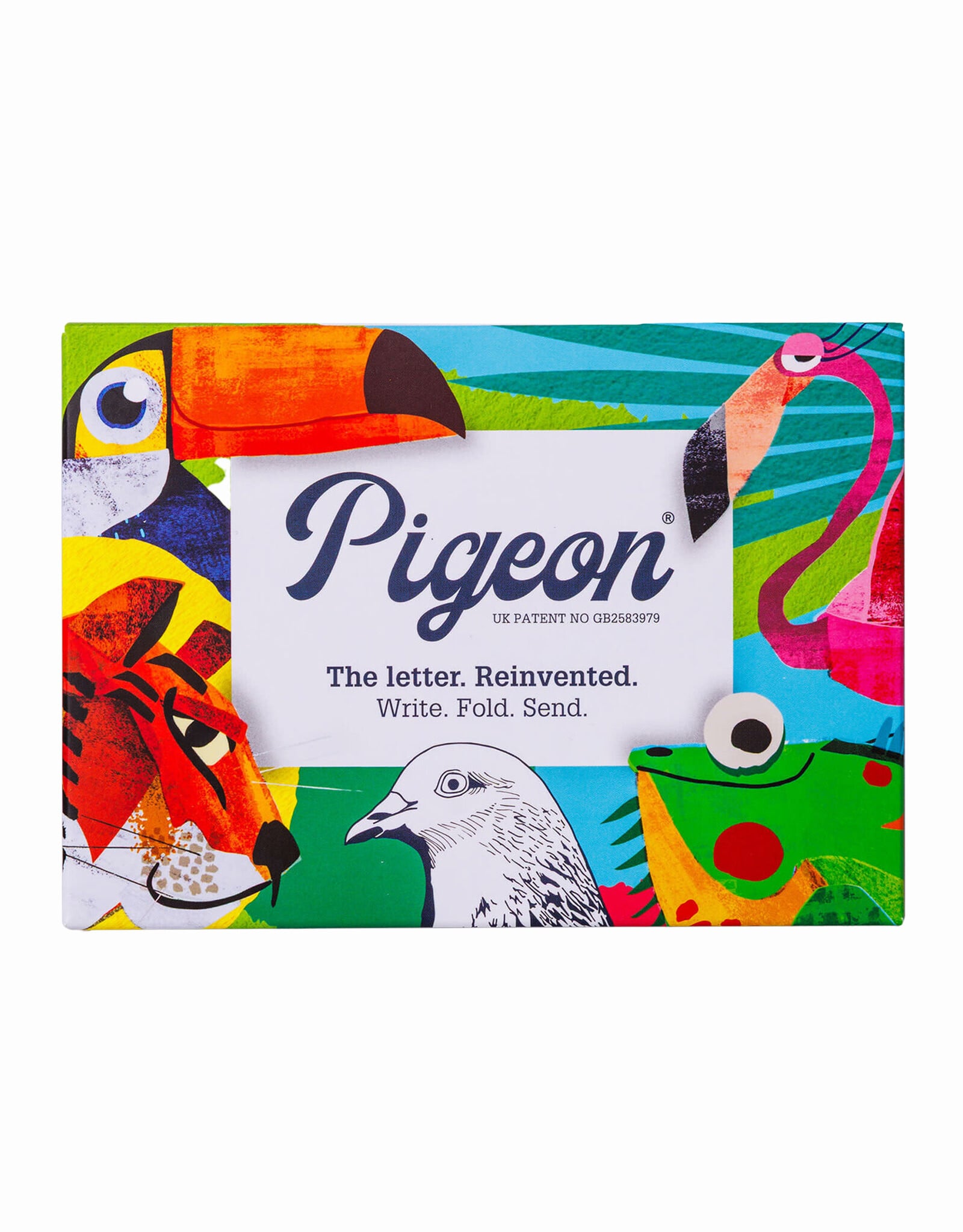 Pigeon Wild Lives Pigeon, Folding Letter Set - Pack of 6 Letters