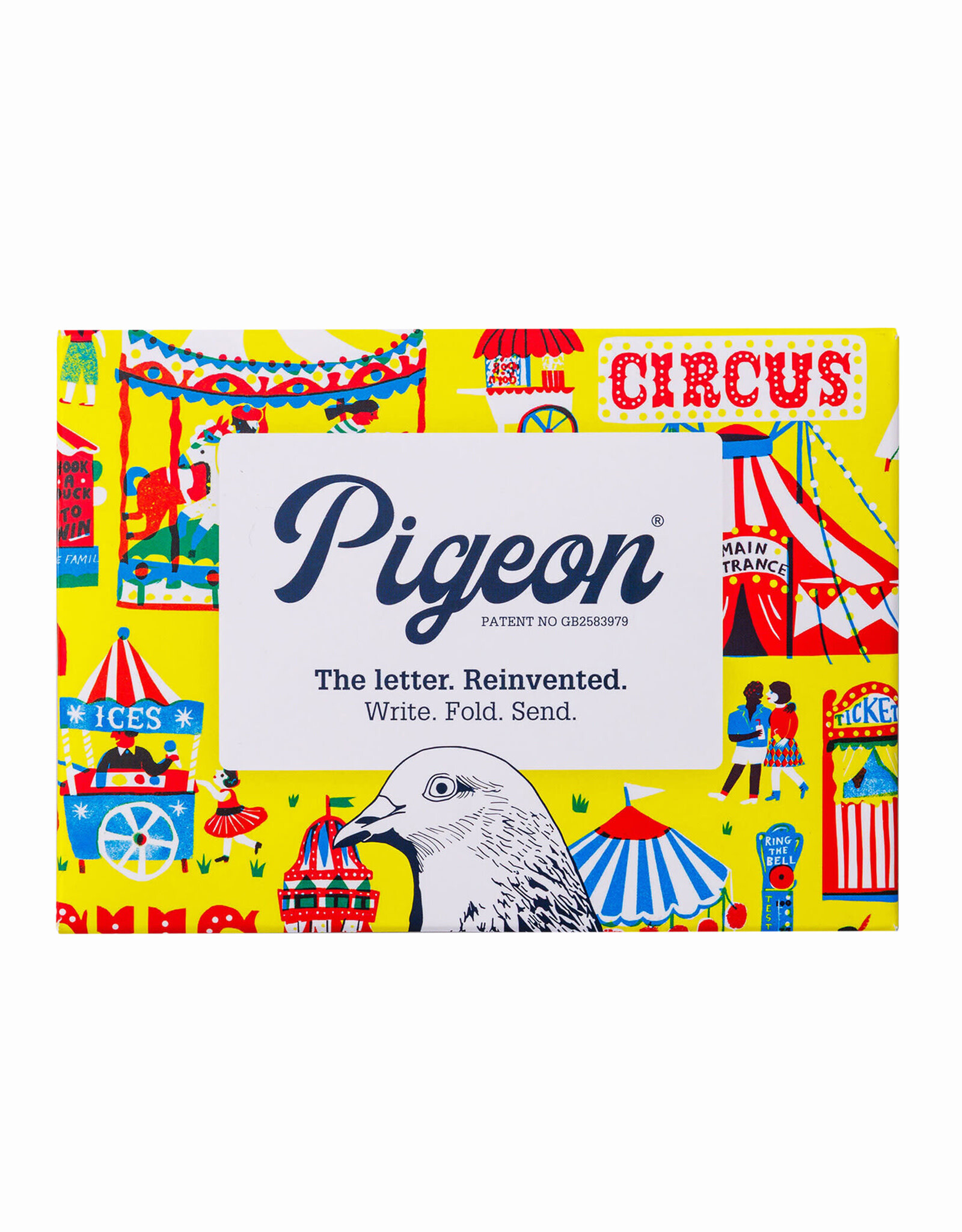 Pigeon Circus Pigeon, Folding Letter Set - Pack of 6 Letters