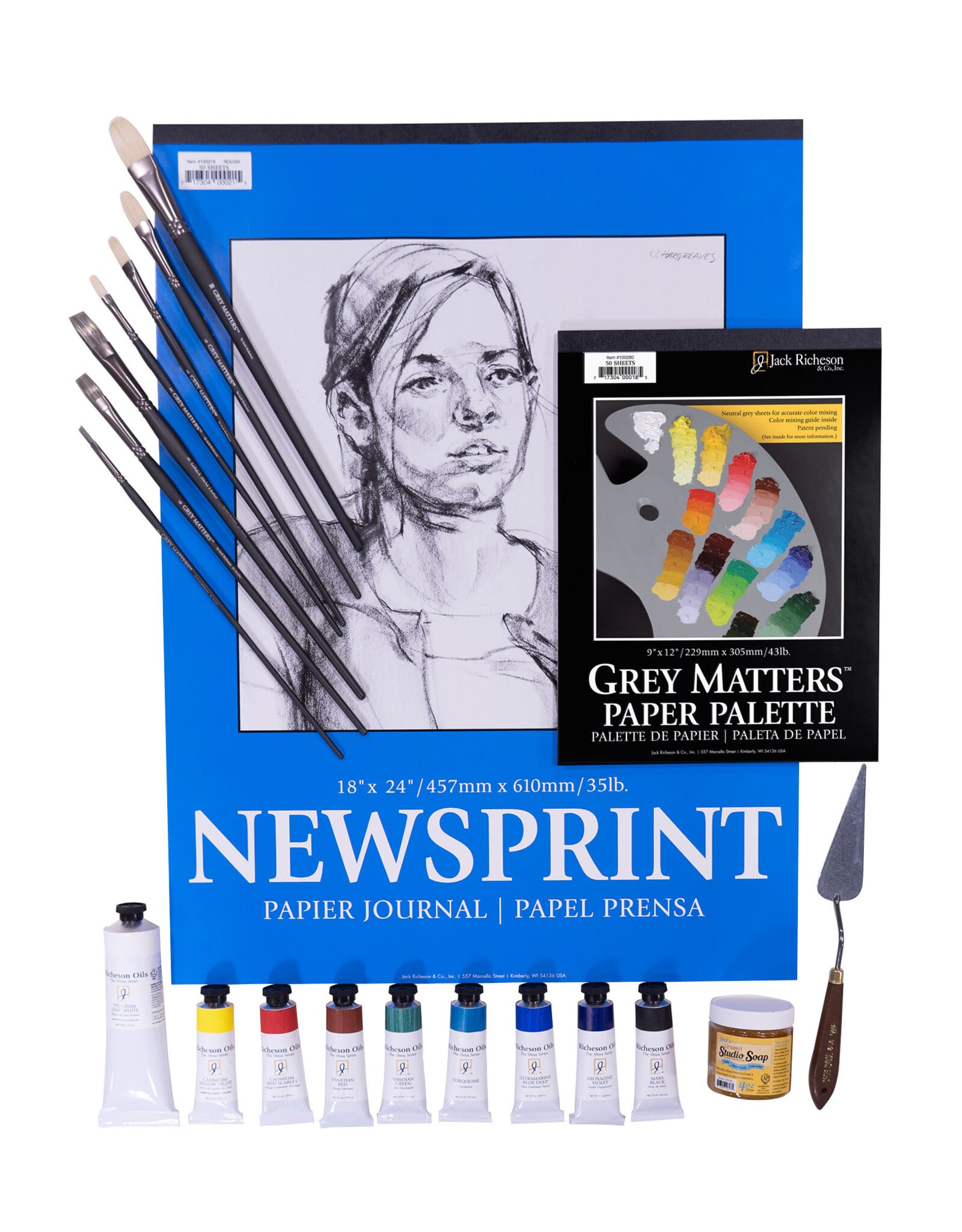 Jack Richeson Gavin Glakas Oil Paint Workshop Set