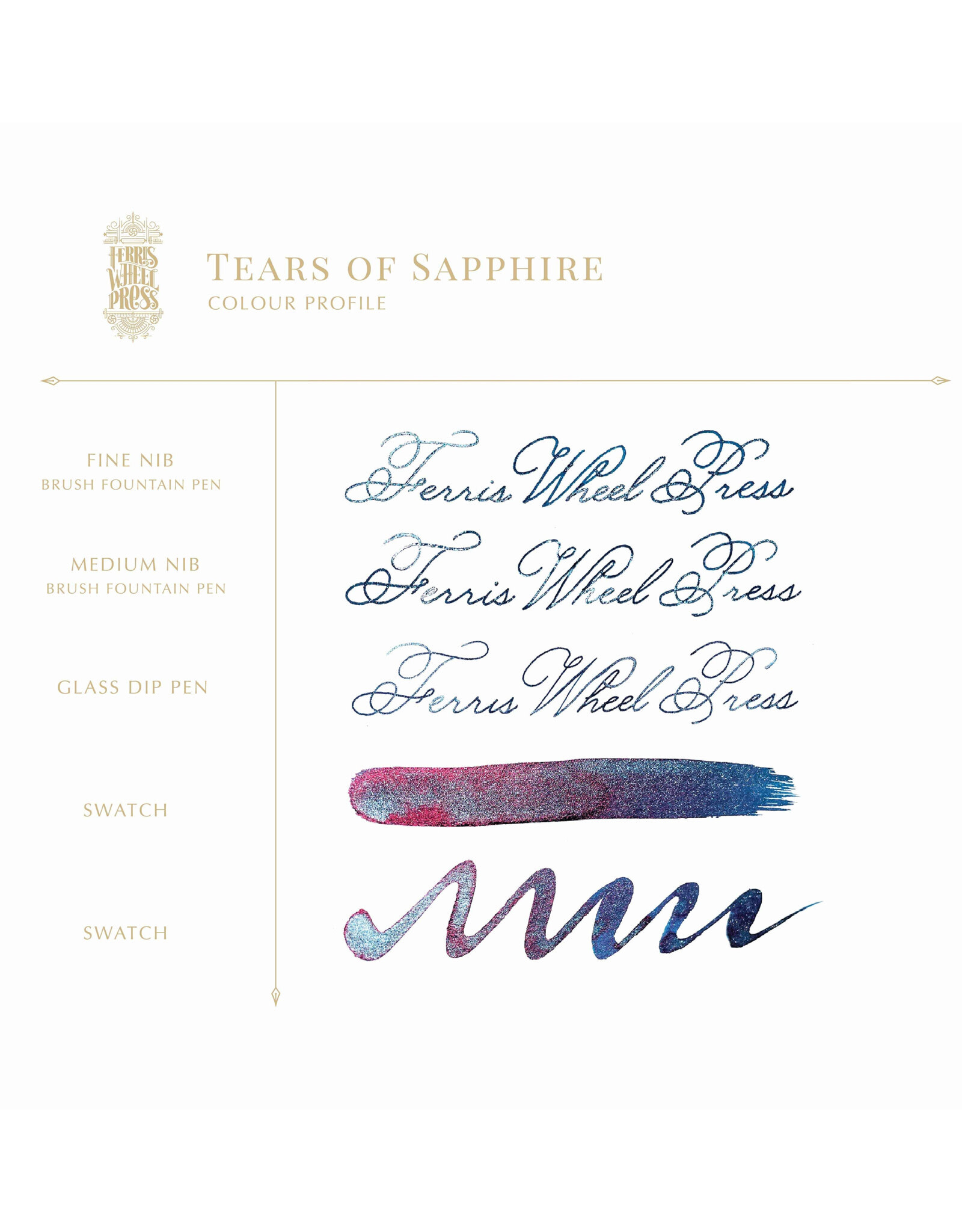 Ferris Wheel Press FerriTales | Down the Rabbit Hole, Tears of Sapphire 20ml