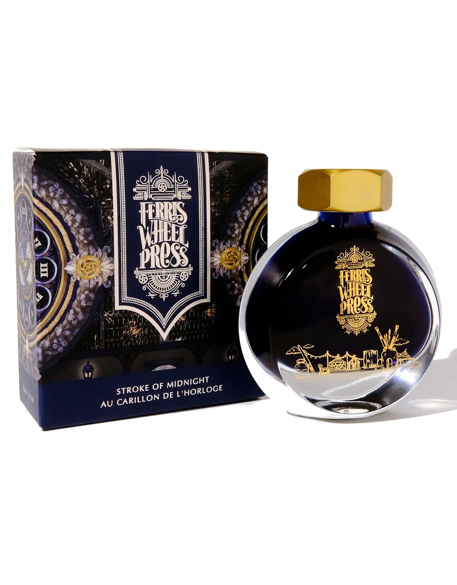 Ferris Wheel Press FWP Everyday Inks, Stroke of Midnight 38ml