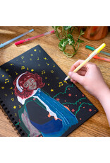 W.A. Portman WA Portman Black Paper Sketchbook A4 (8.3" x 11.7") – 60 Pages (30 Sheets) 140 GSM Acid-Free Black Book Marker Paper
