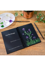 W.A. Portman WA Portman Black Paper Sketchbook 2-Pack A5 (6" x 8.25") – 60 Pages (30 Sheets) 140 GSM Acid-Free Black Sketchbook for Drawing