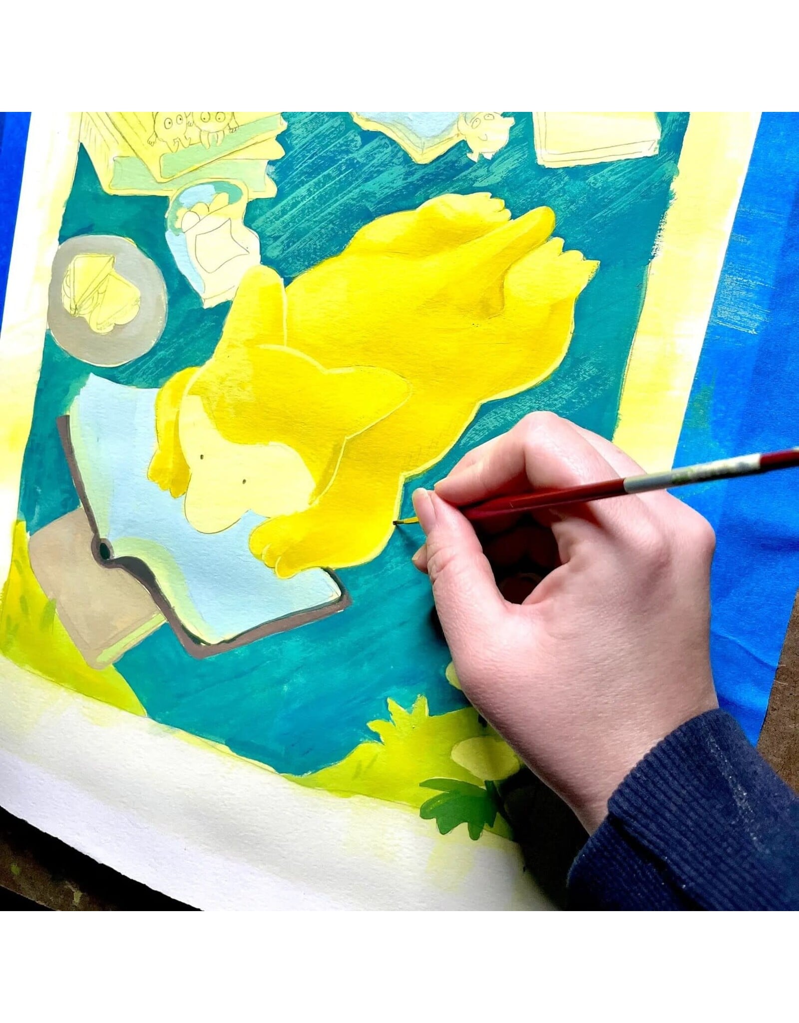 Gouache Masterclass Saturday August 1 10:30 - 12:30