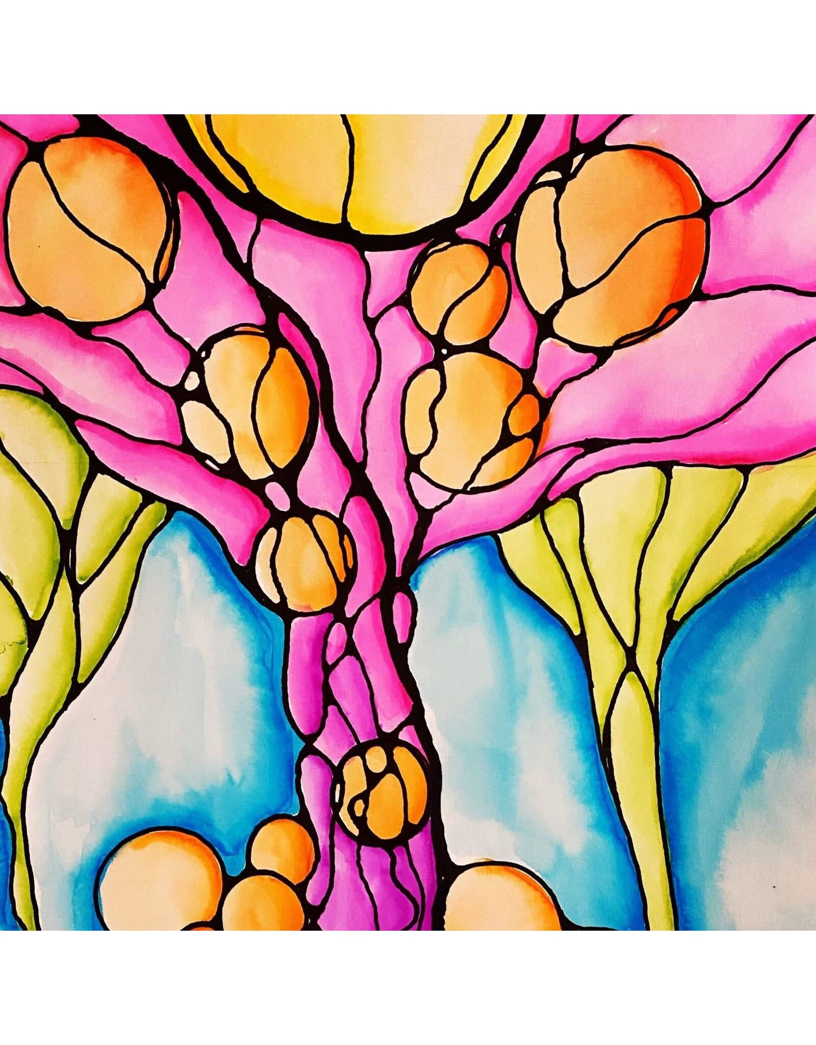 Watercolor Neurographica: Saturday August 8 11:00 - 1:00