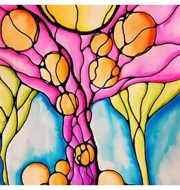 Watercolor Neurographica: Saturday August 8 11:00 - 1:00