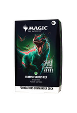 Magic The Gathering Foundations Commander Deck: Tramplesaurus Rex