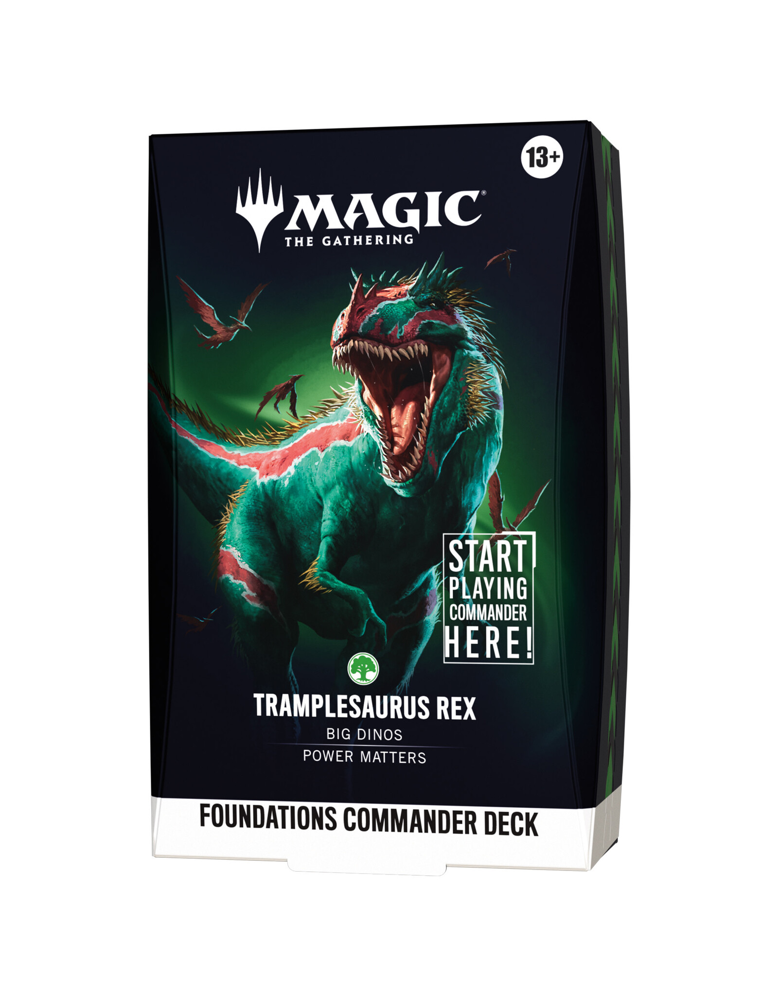 Magic The Gathering Foundations Commander Deck: Tramplesaurus Rex