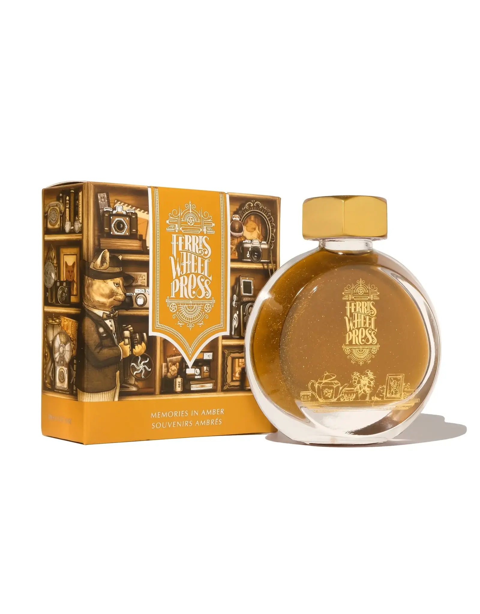 Ferris Wheel Press FWP Everyday Inks, Memories in Amber 38ml