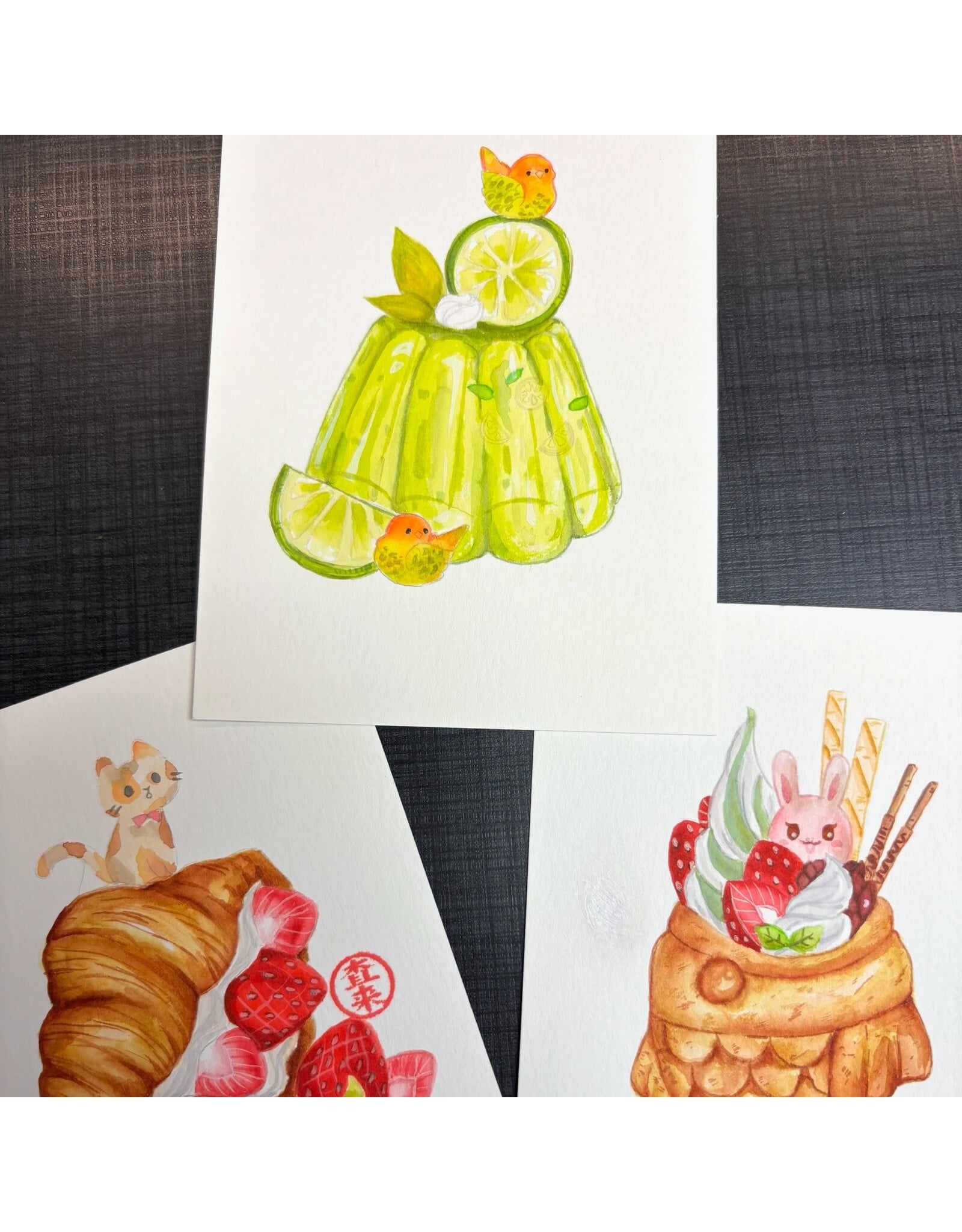 Watercolor Food Saturday August 22 2:00 - 4:00
