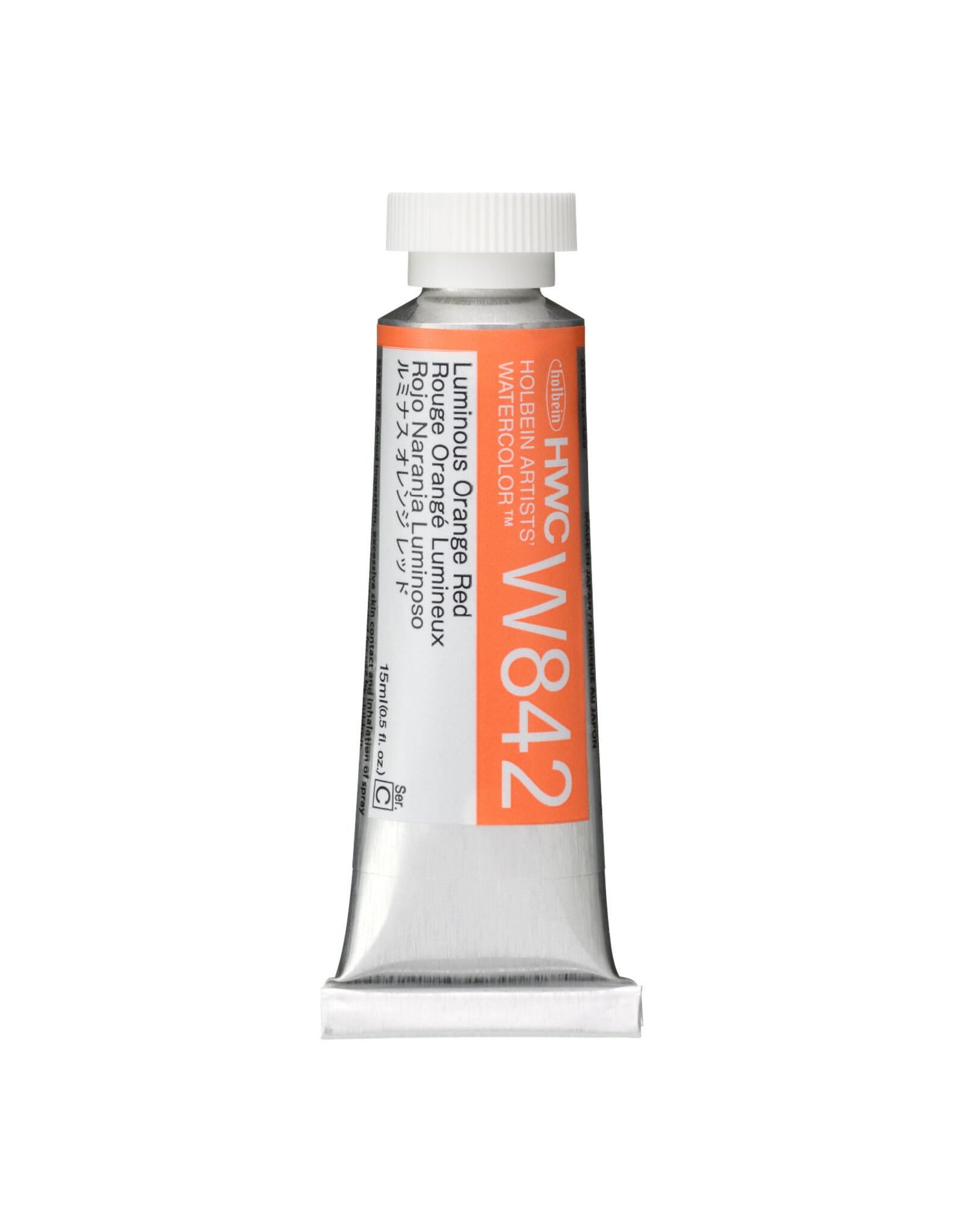 HOLBEIN Holbein Artist’s Watercolor, Luminous Orange Red 15ml