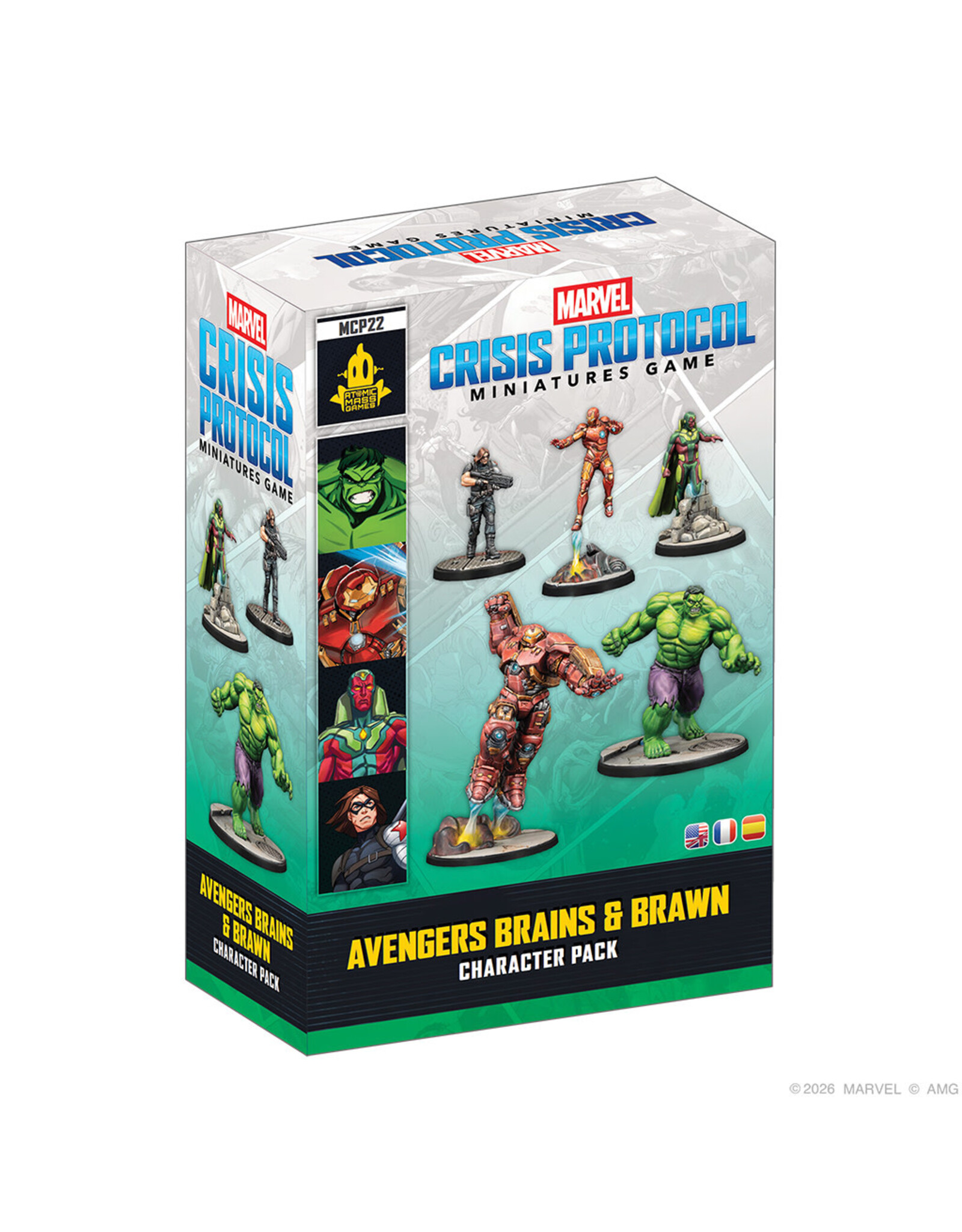 Marvel Crisis Protocol Marvel Crisis Protocol Avengers Brains & Brawn Character Pack COMING SOON