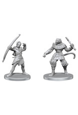 WIZKIDS Pathfinder Battles Deep Cuts Elf Hunter & Catfolk Bandit