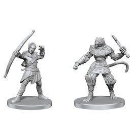 WIZKIDS Pathfinder Battles Deep Cuts Elf Hunter & Catfolk Bandit