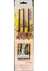 Da Vinci Brush Da Vinci Miniature Maestro Set of 3 in Wooden Display