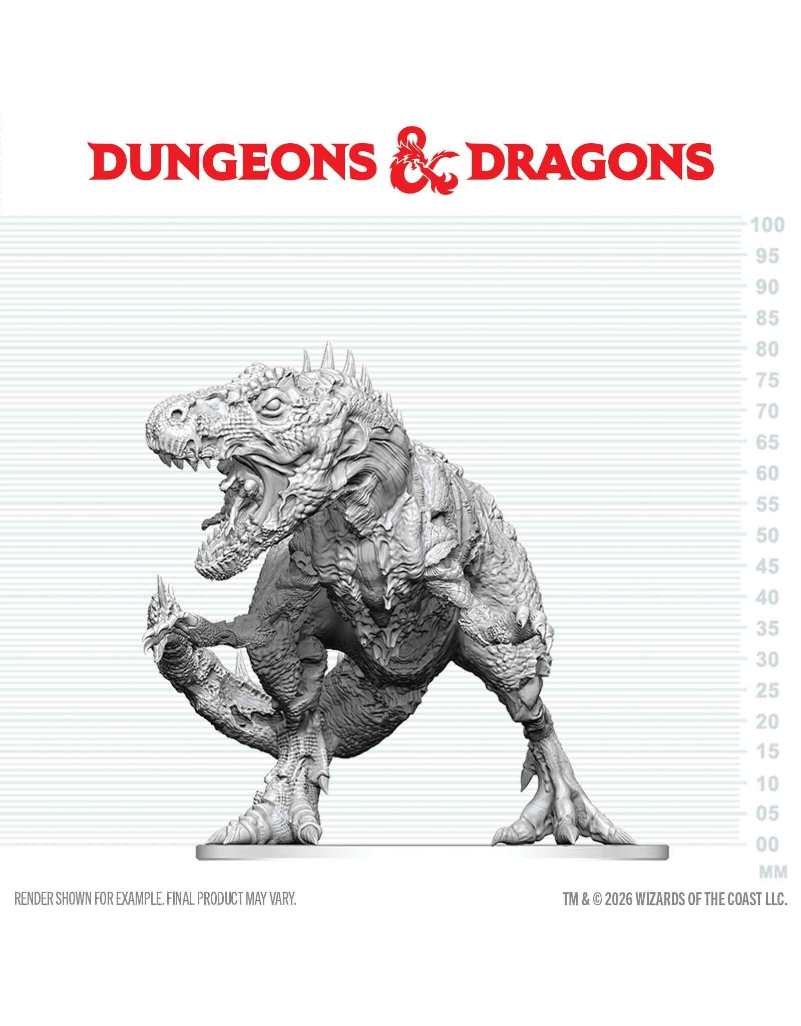 WIZKIDS D&D Nolzur's Marvelous Miniatures Tyrannosaurs Zombie  COMING SOON