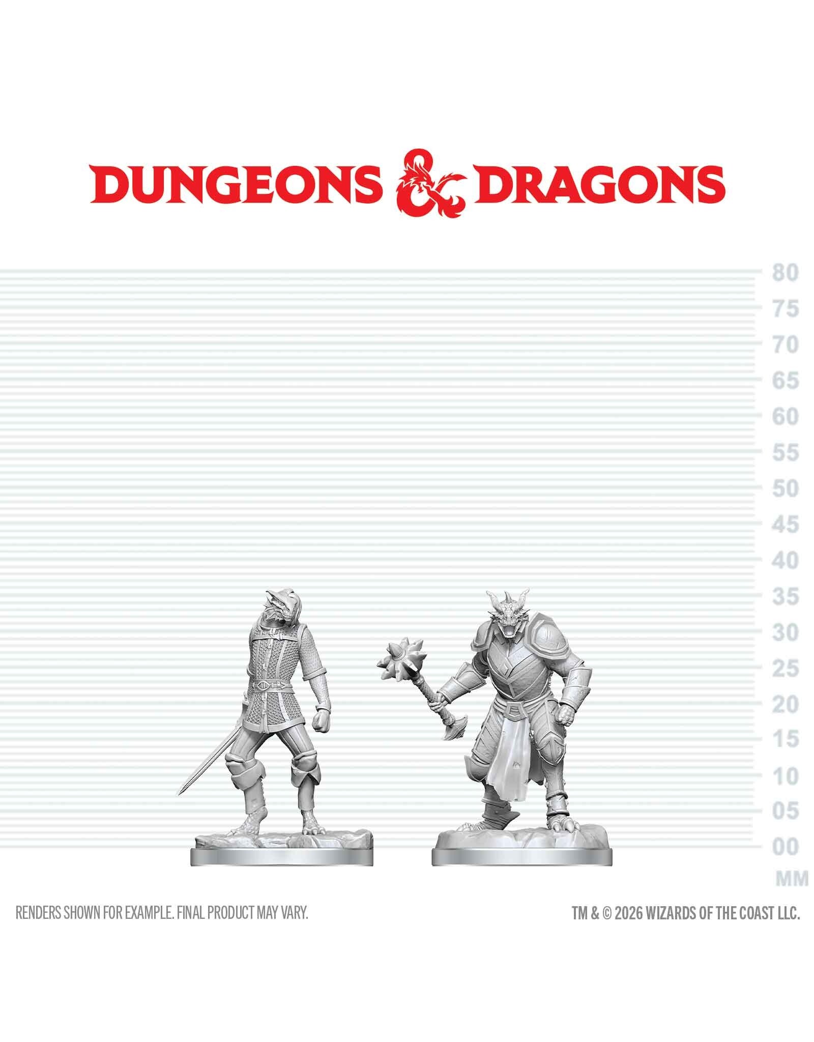 WIZKIDS D&D Nolzur's Marvelous Miniatures Dragonborn Paladin and Squire COMING SOON