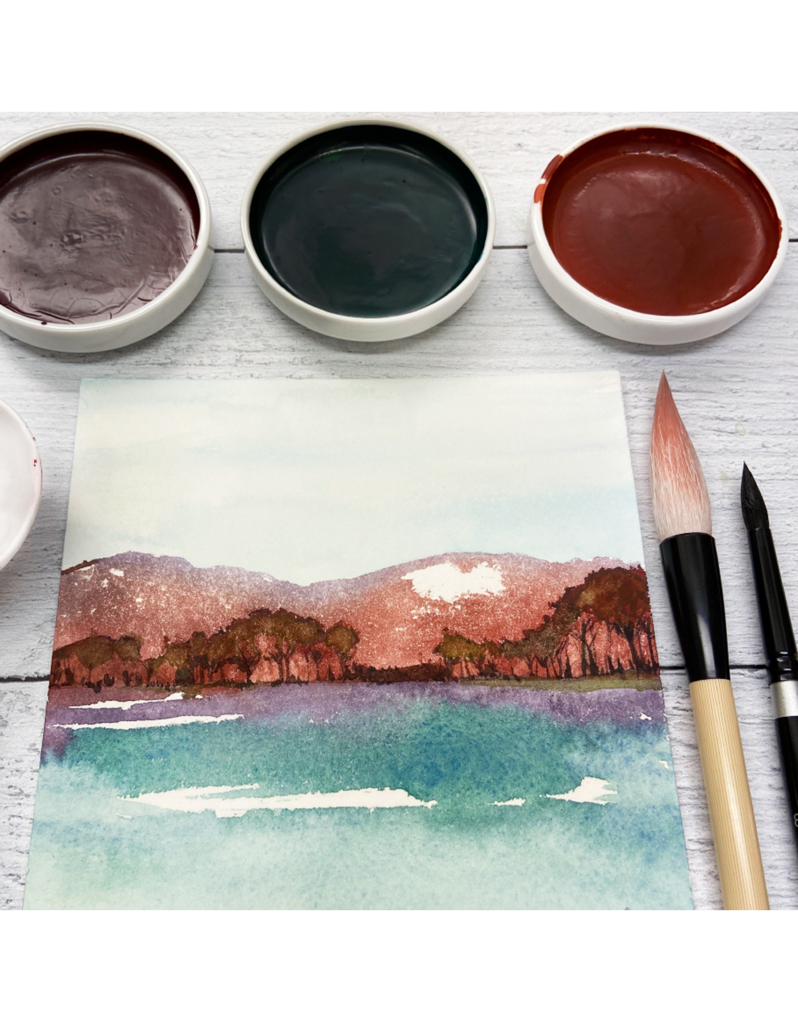 Traditional & Modern Japanese Watercolor Friday September 25 11:00 - 1:00