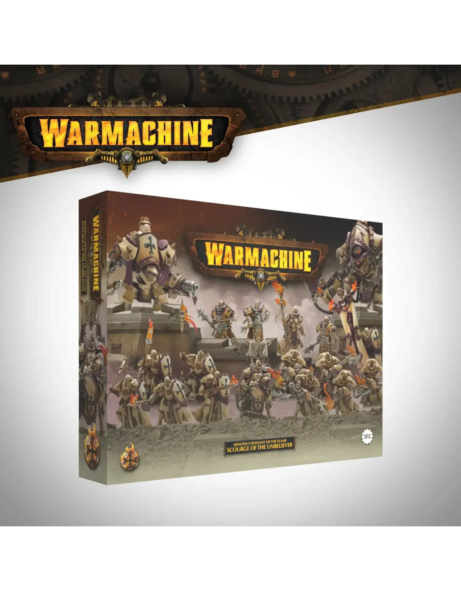 Warmachine Warmachine: Protectorate of Menoth Covenant of the Flame - Scourge of the Unbeliever  PRE ORDER ARRIVES  11.24.2026